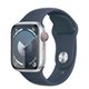 Image Ceas inteligent Apple Watch Series 9 GPS + LTE 41mm MRHW3 Storm Blue Sport Band M/L