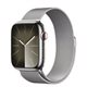 Умные часы Apple Watch Series 9 GPS+LTE 41mm MRJ43 Silver St. Steel, Silver Milanese Loop