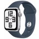 Image Умные часы Apple Watch SE (2023) GPS 44mm MREC3 Silver Al. Case, Storm Blue Sport Band S/M