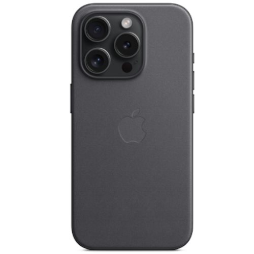 Image Husă Original iPhone 15 Pro FineWoven Case with MagSafe Black