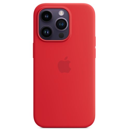 Image Husă Original iPhone 14 Pro Silicone Case with MagSafe Red