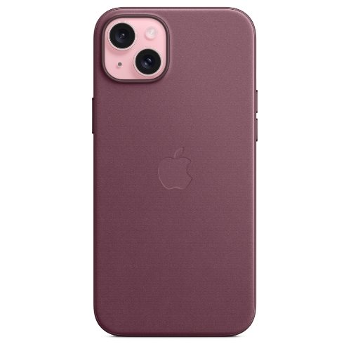 Image Husă Original iPhone 15 Plus Fine Woven Case with MagSafe Mulberry
