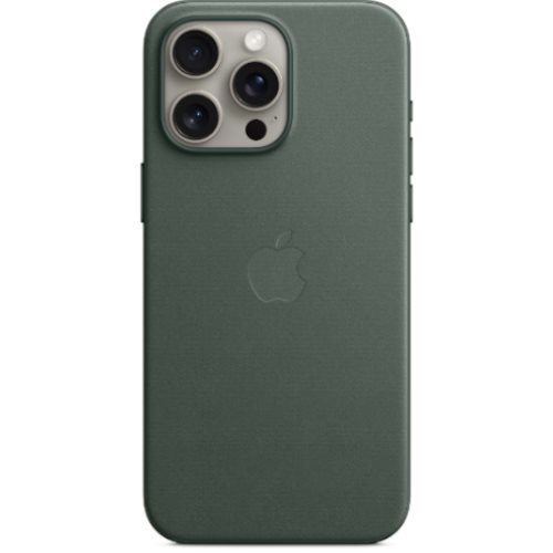 Чехол Original iPhone 15 Pro Max FineWoven Case with MagSafe Evergreen