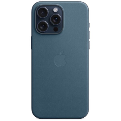 Image Husă Original iPhone 15 Pro Max FineWoven Case with MagSafe Pacific Blue