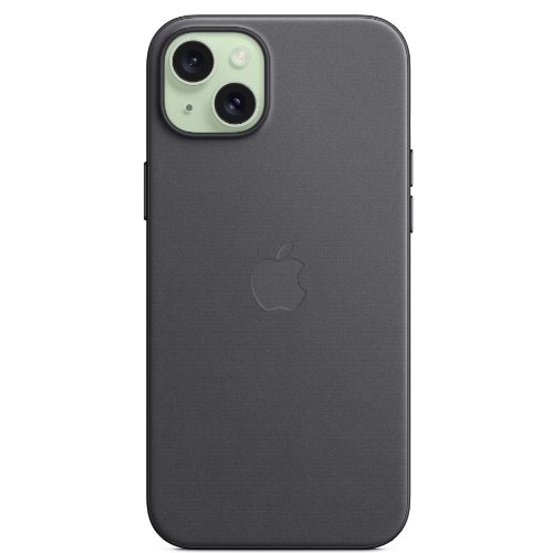 Image Husă Original iPhone 15 Plus Fine Woven Case with MagSafe Black