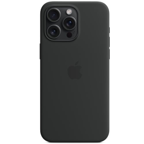 Image Чехол Original iPhone 15 Pro Max Silicone Case with MagSafe Black