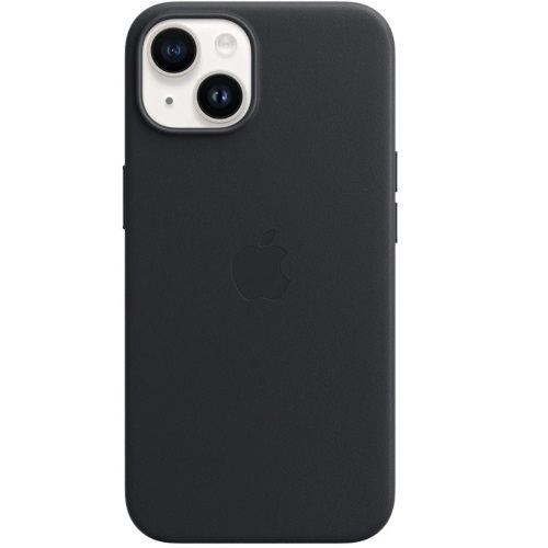 Image Чехол Original iPhone 14 Leather Case with MagSafe Midnight