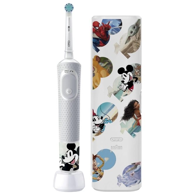 Электрическая зубная щетка Braun Kids Vitality D103 Disney Pro+ case