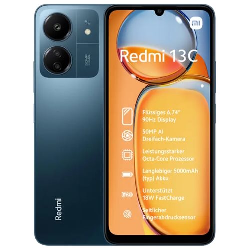 Image Мобильный телефон Xiaomi Redmi 13C 8/256GB Navy Blue