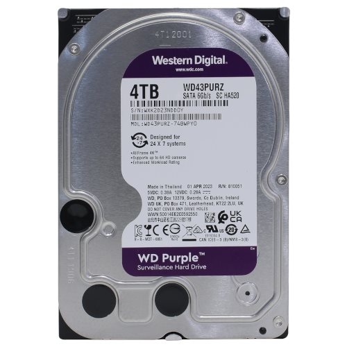 Image Dispozitiv de stocare HDD Western Digital Purple WD43PURZ 4TB