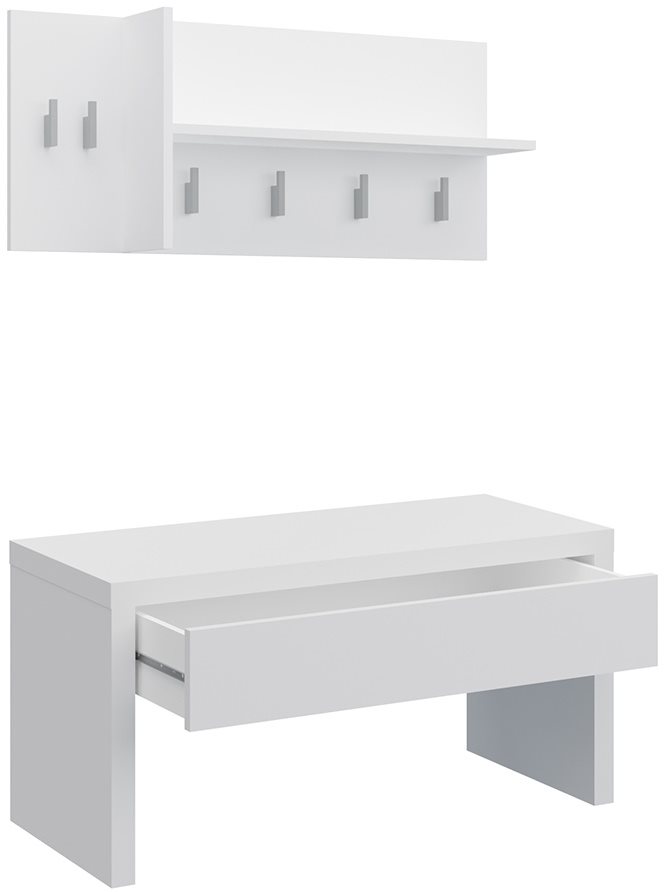 Image Прихожая Mirjan24 Apeninos, Wirgi White