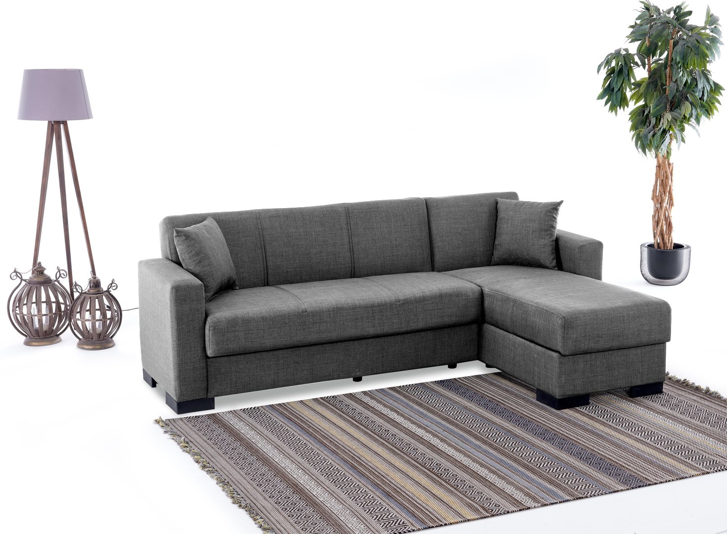 Image Canapea coltar Fabulous Hugo 52-002 Gray