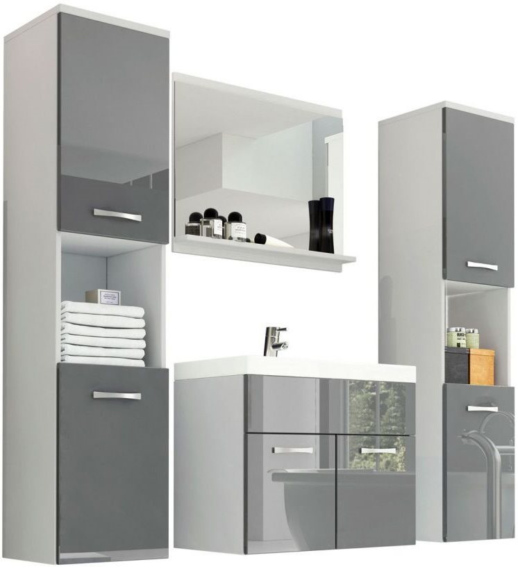 Image Комплект мебели Bratex Montreal XL White/Gray Gloss