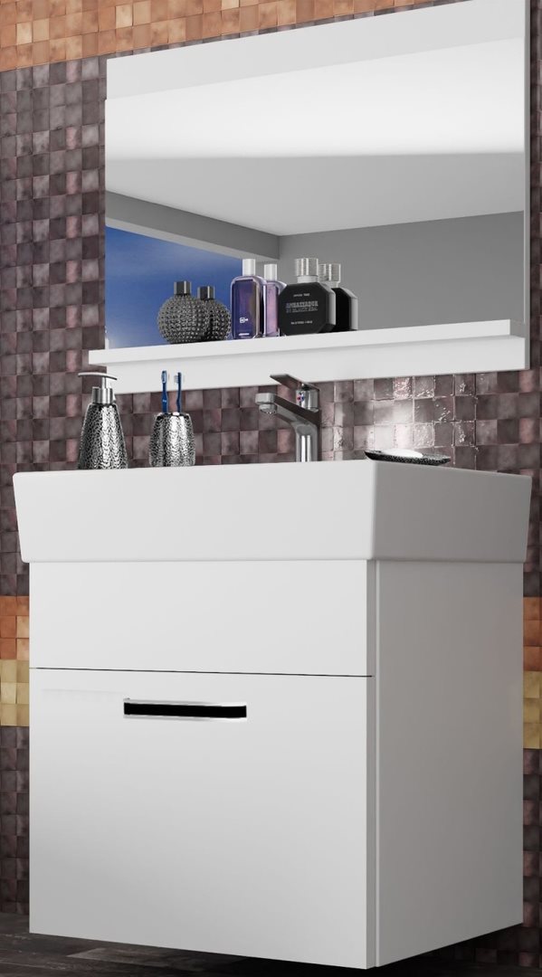 Image Комплект мебели Belini Korsyka 1 KOR M 1/1/W/W/0/ZW White Matt/White