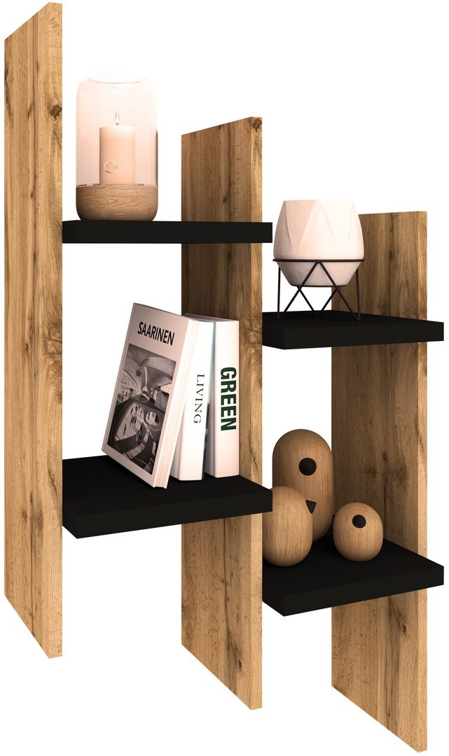 Image Полка Haaus Zira Wotan Oak/Black