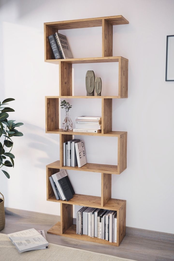 Image Стеллаж Fabulous Zigzag 6 Shelves Pine