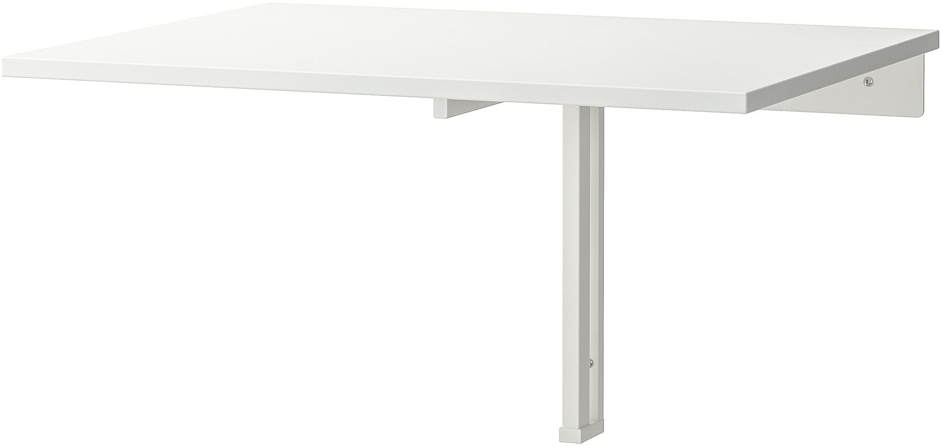 Image Masa extensibila de perete Ikea Norberg 74x60 Alb