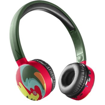 Image Casti Cellular MUSICSOUND Red/Green