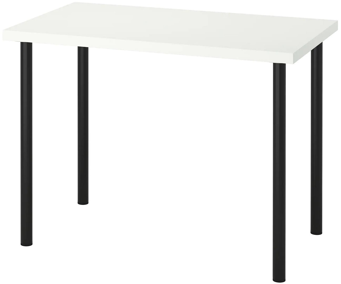 Masa de birou Ikea Linnmon/Adils 100x60 Alb/Negru