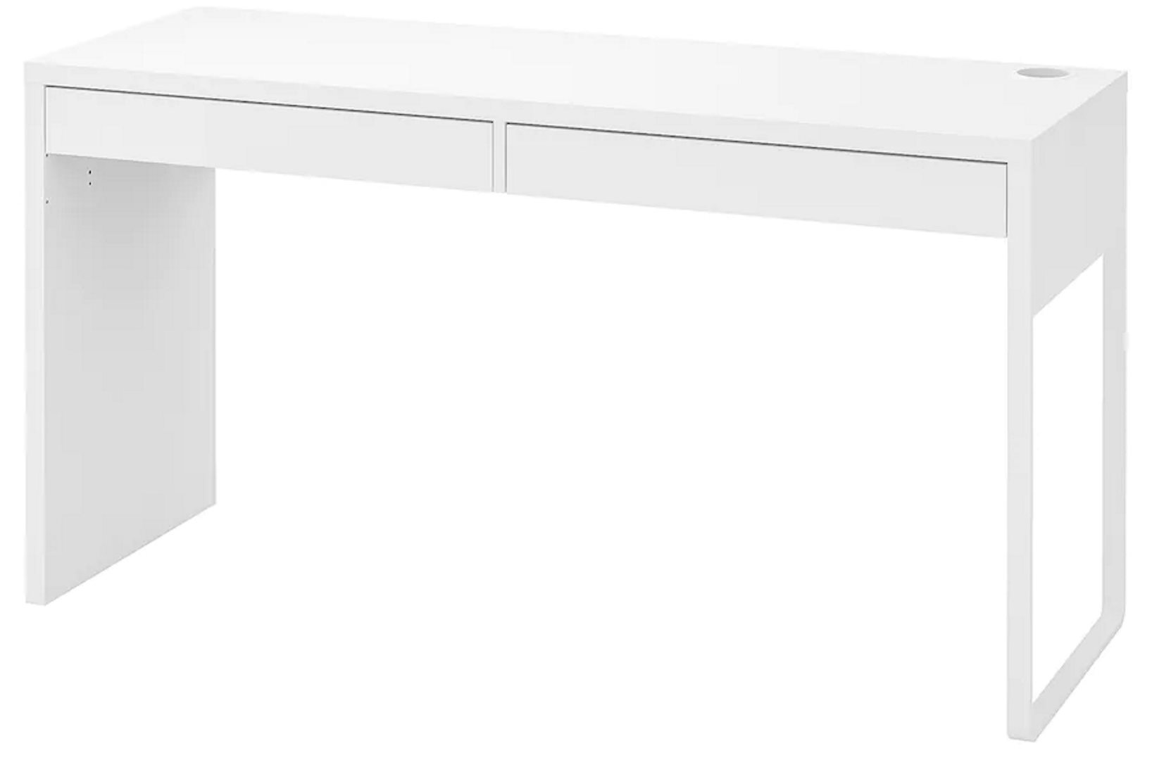 Image Masa de birou Ikea Micke 142x50 Alb