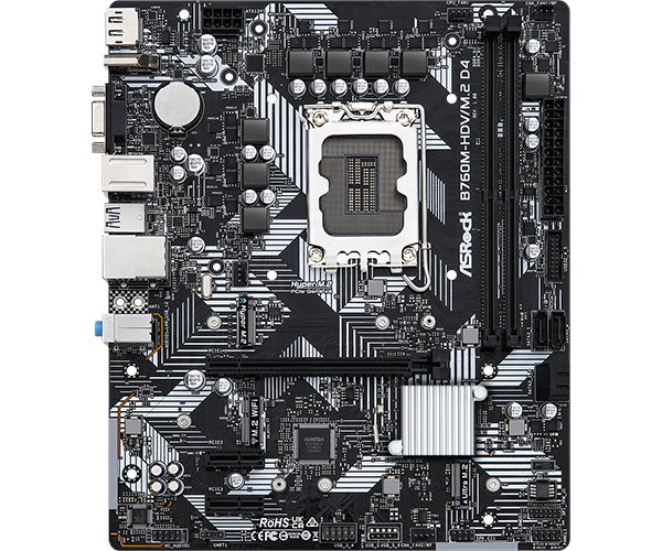 Image Placă de bază ASRock B760M-HDV/M.2 D4