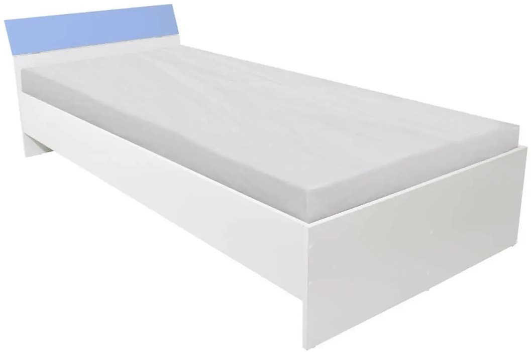 Image Кровать Haaus Leco 90x200 White/Blue