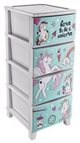 Image Комод Polite Unicorn TRN077-05 White/Blue