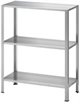 Image Стеллаж Ikea Hyllis для дома/улицы 60x27x74 Нержавеющая Сталь