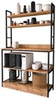 Image Etajera Fabulous 5 Shelves 36x101 Pine/Black