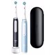 Image Электрическая зубная щетка Braun Oral-B iO3 Matt Black/Ice Blue Duo Edition