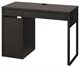 Image Письменный стол Ikea Micke 105x50 Черно-Коричневый