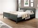 Image Кровать Helvetia Evora S 24ZRJU30 140x200 Green/Lefkas Oak