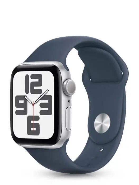 Ceas inteligent Apple Watch SE GPS + LTE 44mm MKRJ3 Silver Aluminium Case/Blue Sport Band
