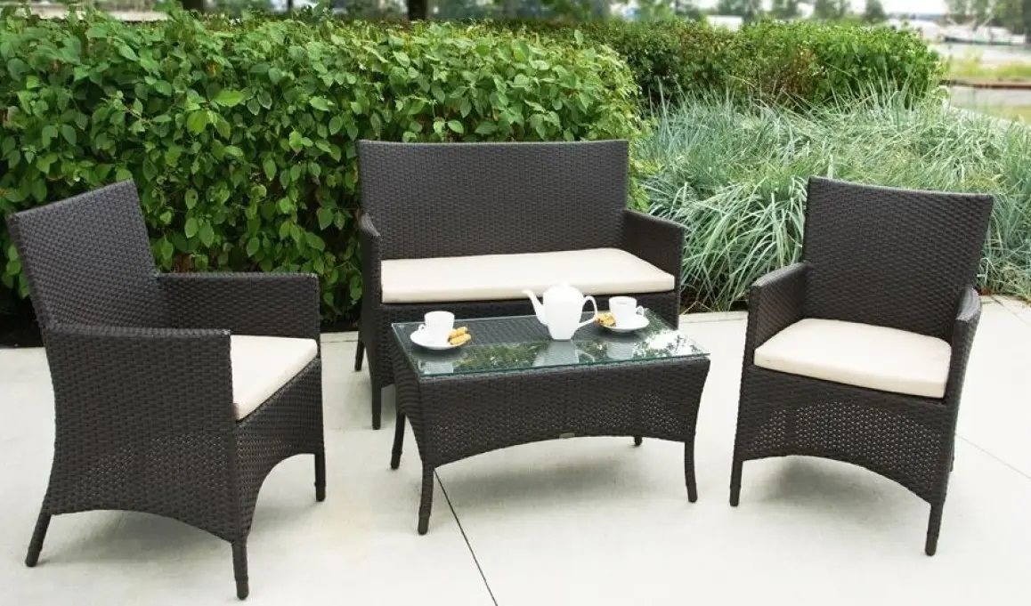 Image Комплект садовой мебели GardenLine SAD0849 Black/Cream