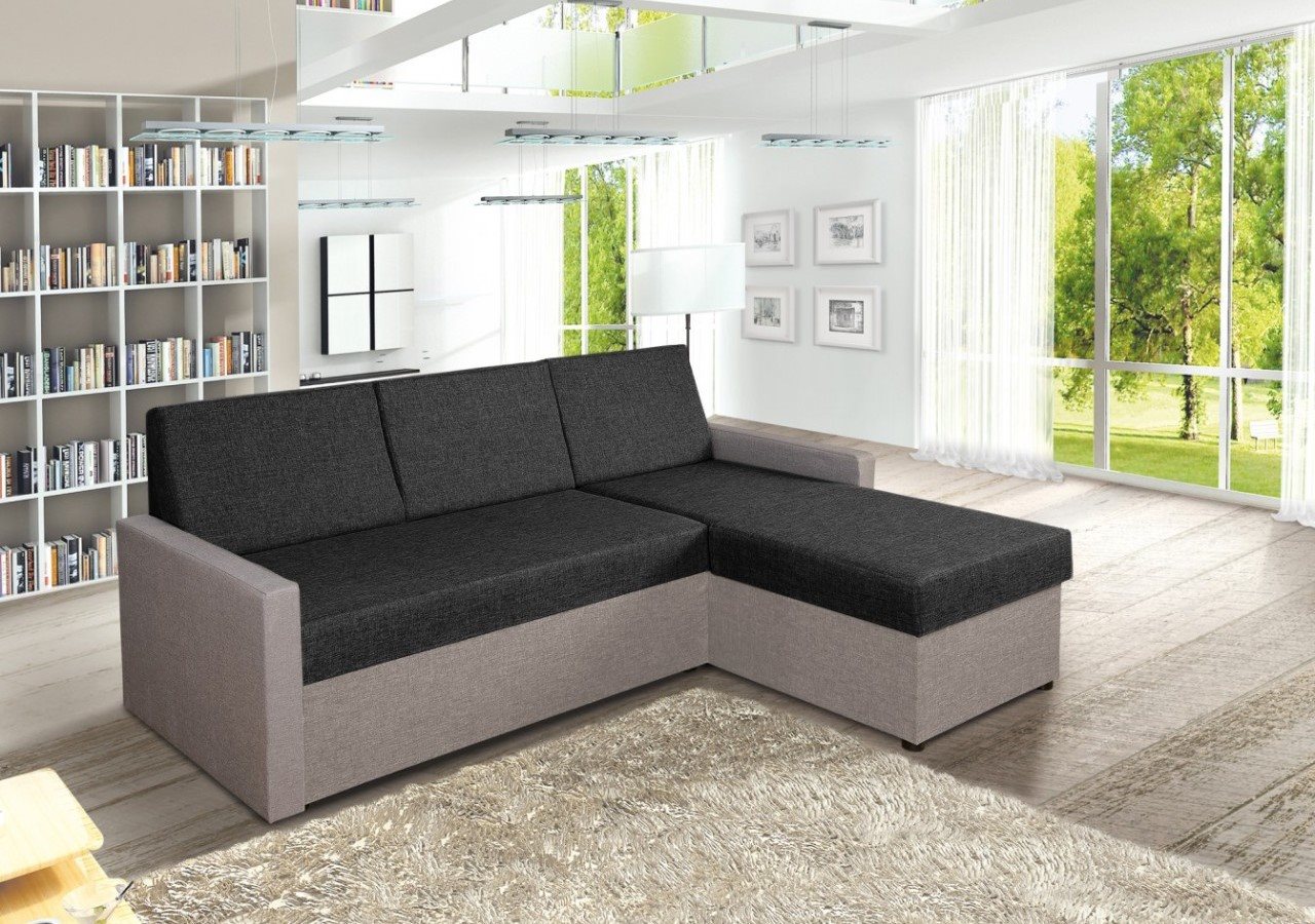 Image Диван угловой Modern Leader Kanna 97/Kanna 92 Dark Gray/Light Gray