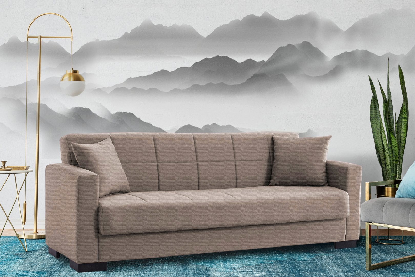 Image Диван Fabulous Marbella 3-местный 06-002 Brown Light