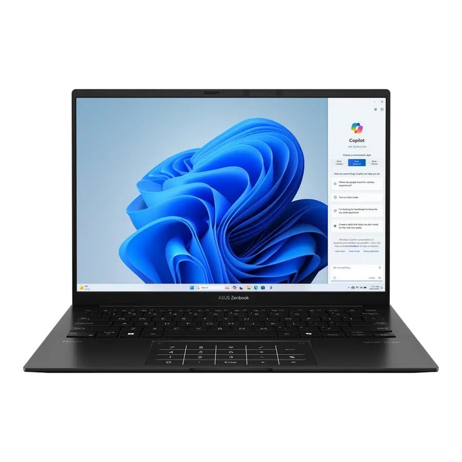 Image Ноутбук ASUS 14.0" Zenbook 14 UM3406HA (Ryzen 7 8840HS, 16Gb, 1Tb) No OS, Jade Black