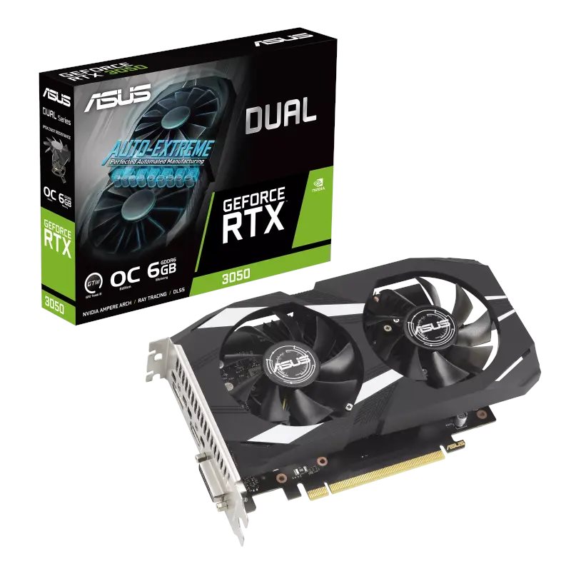 Image Placă video ASUS RTX3050 6GB GDDR6