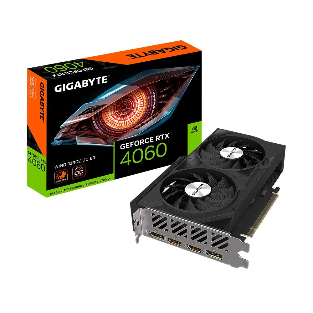 Видеокарта Gigabyte GeForce RTX 4060 8GB GDDR6