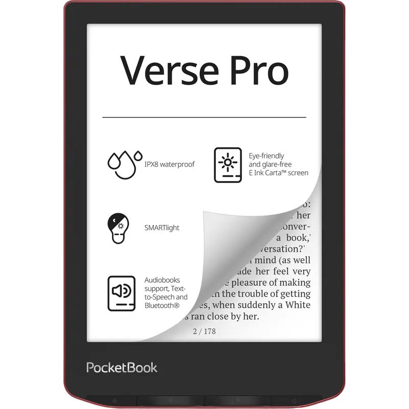 Электронная книга PocketBook Verse PRO Passion Red