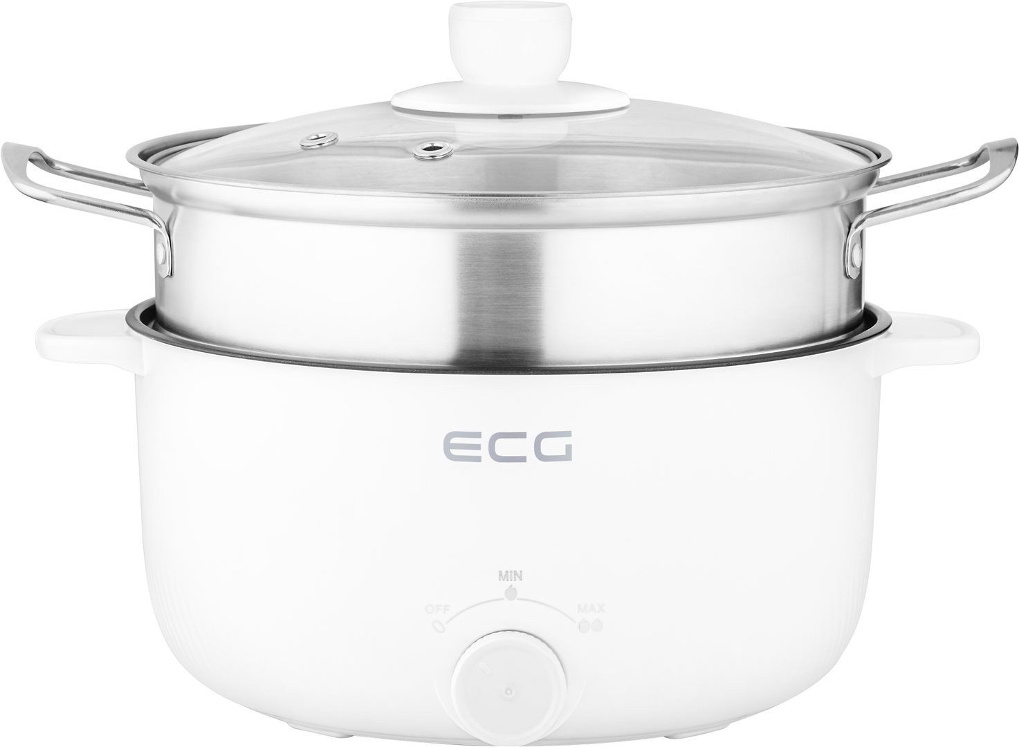 Image Aparat de gatit cu aburi ECG EH 1886 Double White