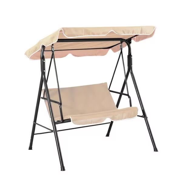 Image Balansoare de grădină Cactus 162x115 cm Beige