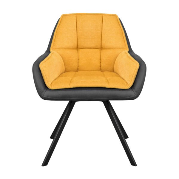 Image Scaun de bucatarie DP Linen DC5063 Yellow Grey