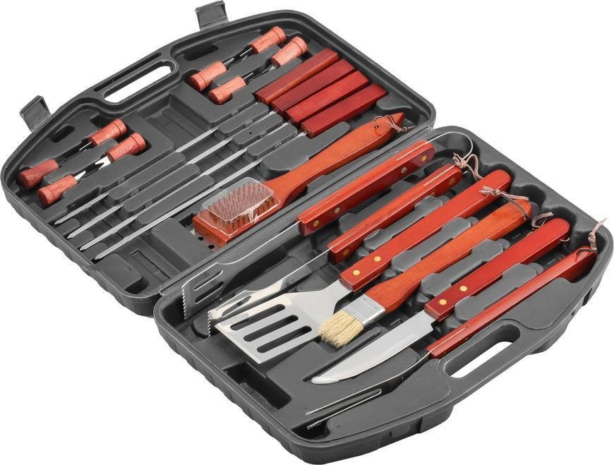 Image Set pentru gratar Strend Pro 2212833 Inox/Light Brown