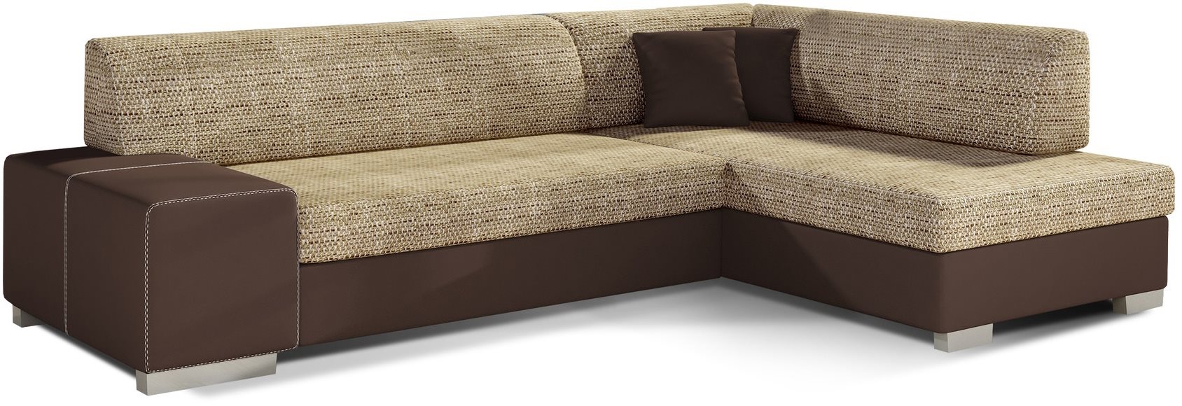 Image Canapea coltar Eltap Fabio Berlin 03/Soft 66 Right Beige/Brown