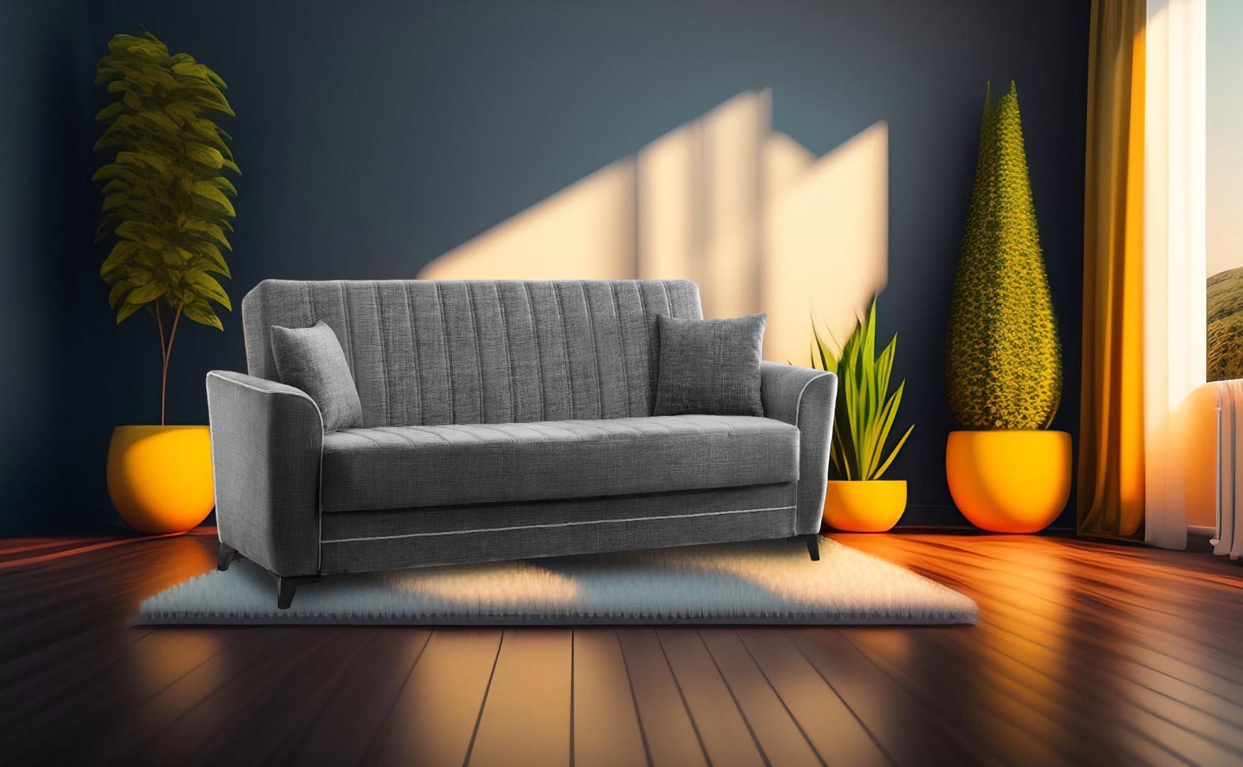 Image Canapea Fabulous Diana 50-002 Dark Gray