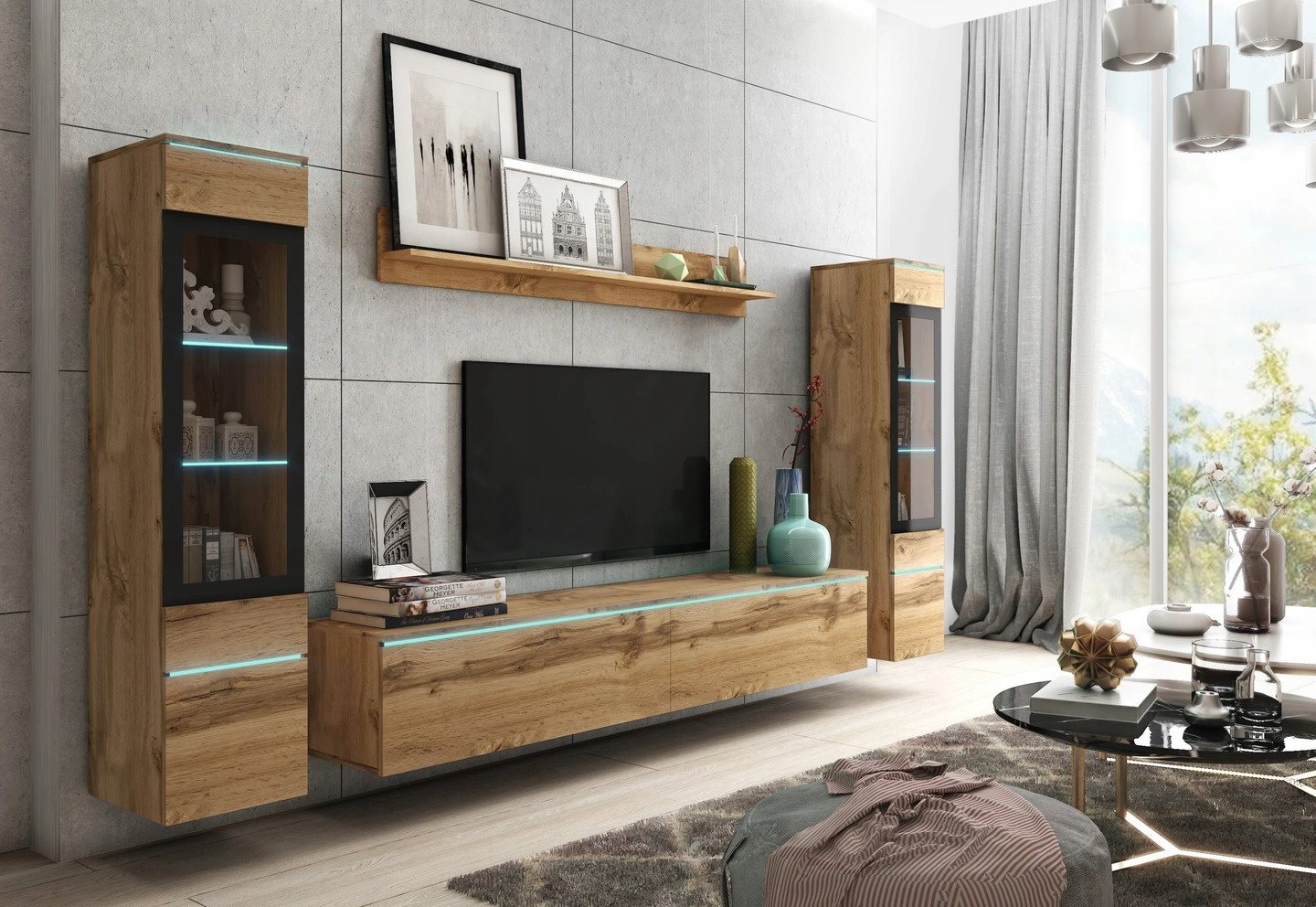 Image Стенка Bratex Vera II Wotan Oak