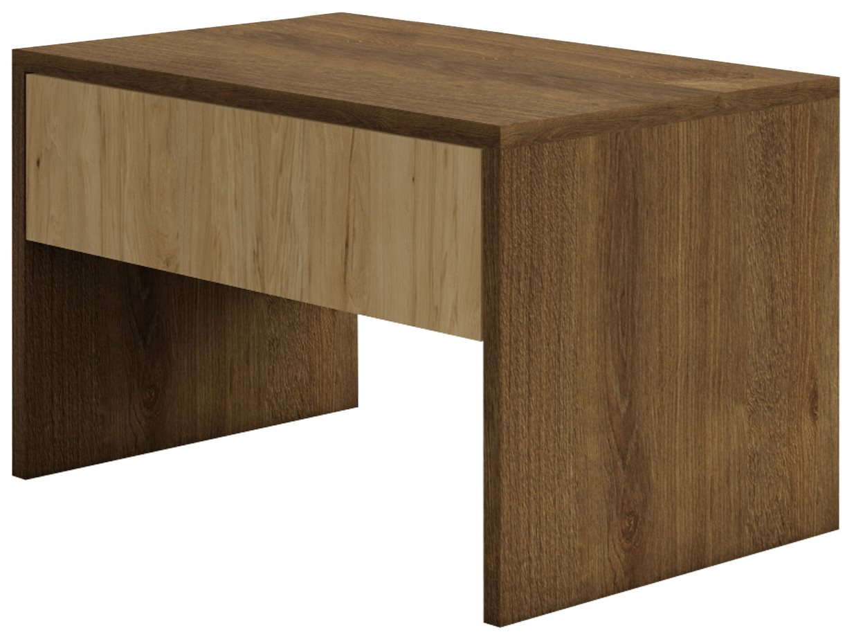 Image Тумба Haaus Pedro 1Я Bronze Oak/Natural Wood