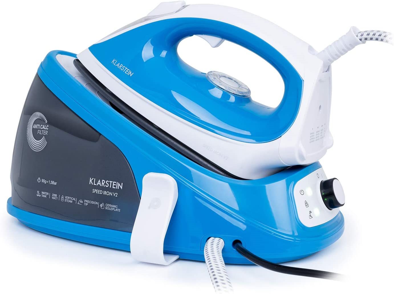 Image Fier de calcat Klarstein Speed Iron V2 Blue/White