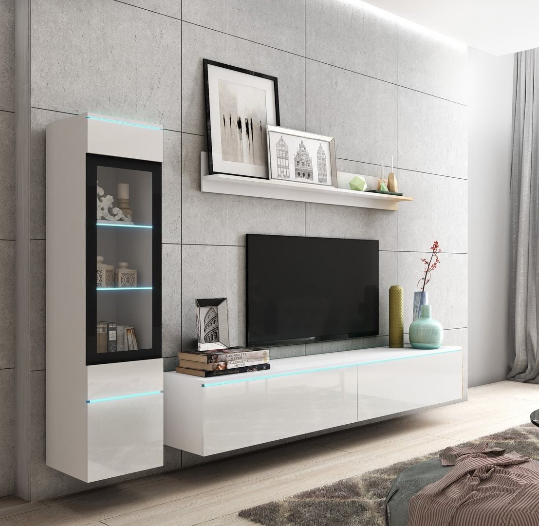 Image Стенка Bratex Vera I White/White Gloss